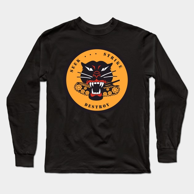 Seek Strike Destroy Long Sleeve T-Shirt by FAawRay